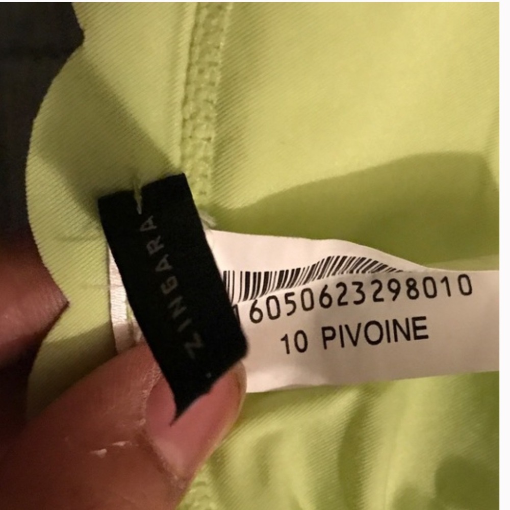 Zingara colorful Pivoine padded bikini swimsuit top size 10 - Picture 3 of 3